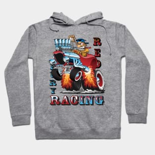 Red Fury Racing Car Hoodie